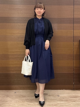 「tk.TAKEO KIKUCHI（ティーケータケオキクチ）のアイテム（トップス）」を使った、yumeさん（レディース・159cm）の春コーディネート