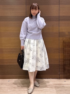 「index（インデックス）のアイテム（バッグ）」を使った、yumeさん（レディース・159cm）の冬コーディネート