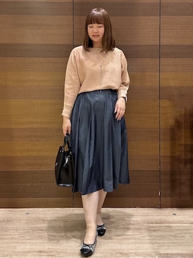 「index（インデックス）のアイテム（バッグ）」を使った、yumeさん（レディース・159cm）の冬コーディネート