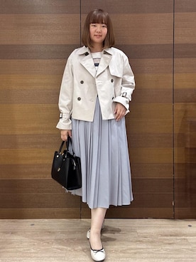 「index（インデックス）のアイテム（バッグ）」を使った、yumeさん（レディース・159cm）の春コーディネート