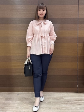 「index（インデックス）のアイテム（バッグ）」を使った、yumeさん（レディース・159cm）の春コーディネート