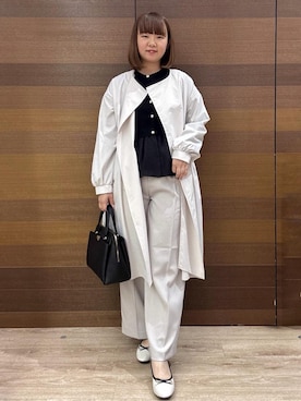 「index（インデックス）のアイテム（パンツ）」を使った、yumeさん（レディース・159cm）の春コーディネート