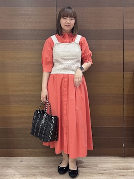 「SOUP（スープ）のアイテム」を使った、yumeさん（レディース・159cm）の春コーディネート