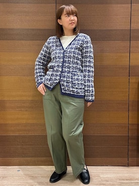 「OPAQUE.CLIP（オペークドットクリップ）のアイテム（Tシャツ/カットソー）」を使った、yumeさん（レディース・159cm）の冬コーディネート