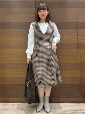 yumeさん(レディース・159cm)の冬コーディネート