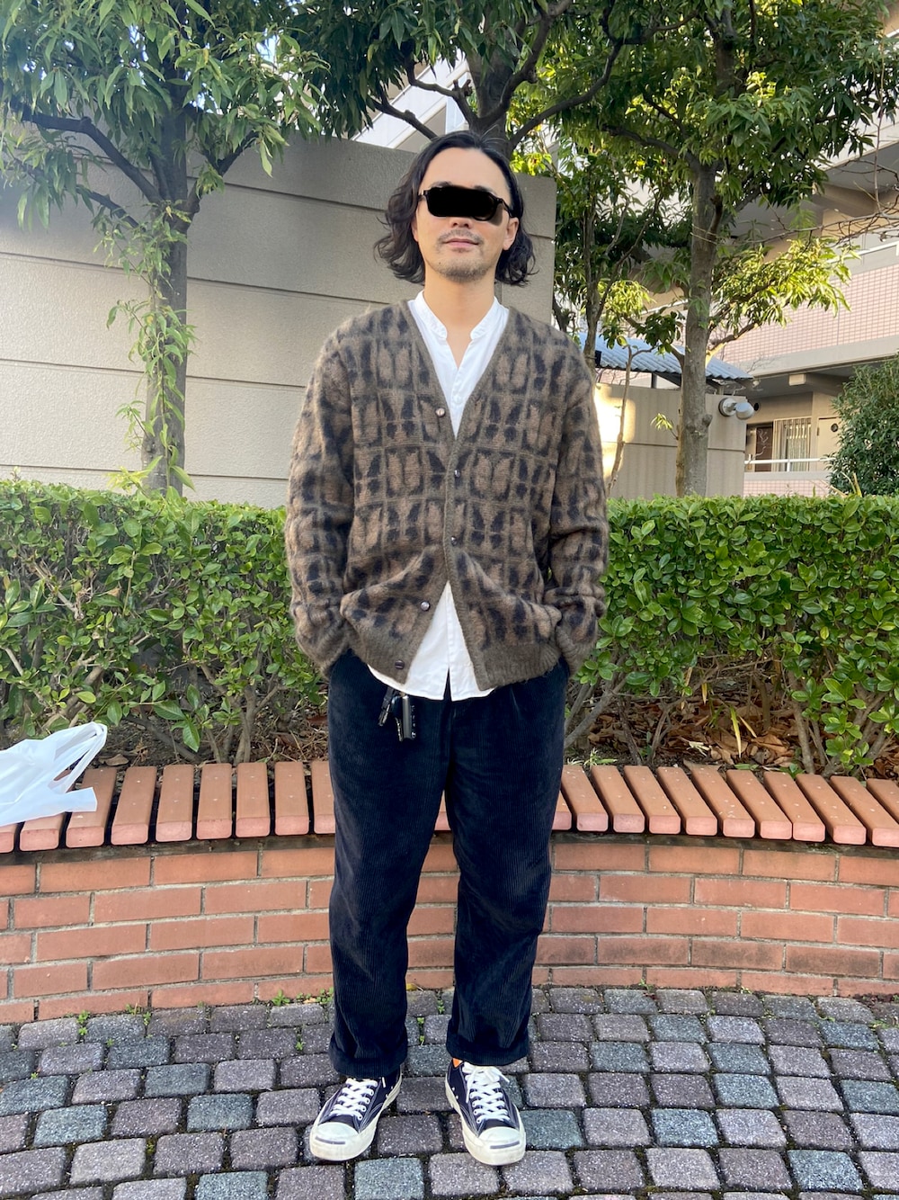 【美品】ニードルズ Needles Mohair Cardigan Zigzag Needles(ニードルス)の「Mohair Cardigan - Zigzag(ニット