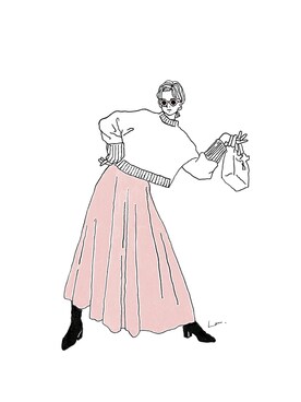 「TSURU（ツル）のアイテム」を使った、loulakifashionさん（レディース・152cm）の秋コーディネート