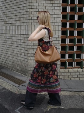 「PRADA（プラダ）のアイテム（バッグ）」を使った、Rinatyさん（レディース・152cm）の夏コーディネート