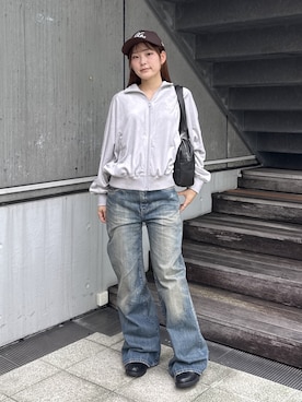 「X-girl（エックスガール）のアイテム」を使った、megumiさん（レディース・153cm）の秋コーディネート