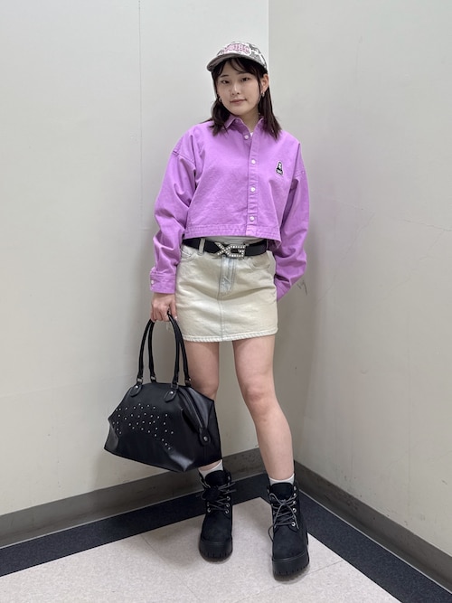 XG EMBLEM BUCKLE FAUX LEATHER BELT（ベルト）｜X-girl（エックス