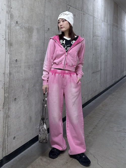 FACE LABEL WASHED SWEATPANTS（スウェットパンツ）｜X-girl（エックス