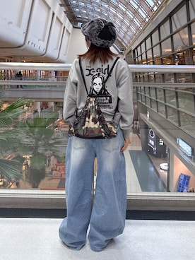 「アイテム（ネックレス）」を使った、megumiさん（レディース・153cm・20代）の秋コーディネート