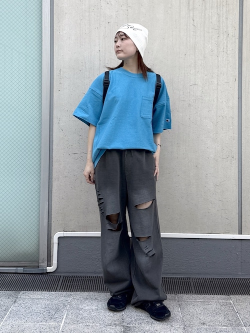 X-girl ダメージスウェットパンツ DISTRESSED SWEATPANTS（スウェットパンツ）｜X-girl（エックスガール