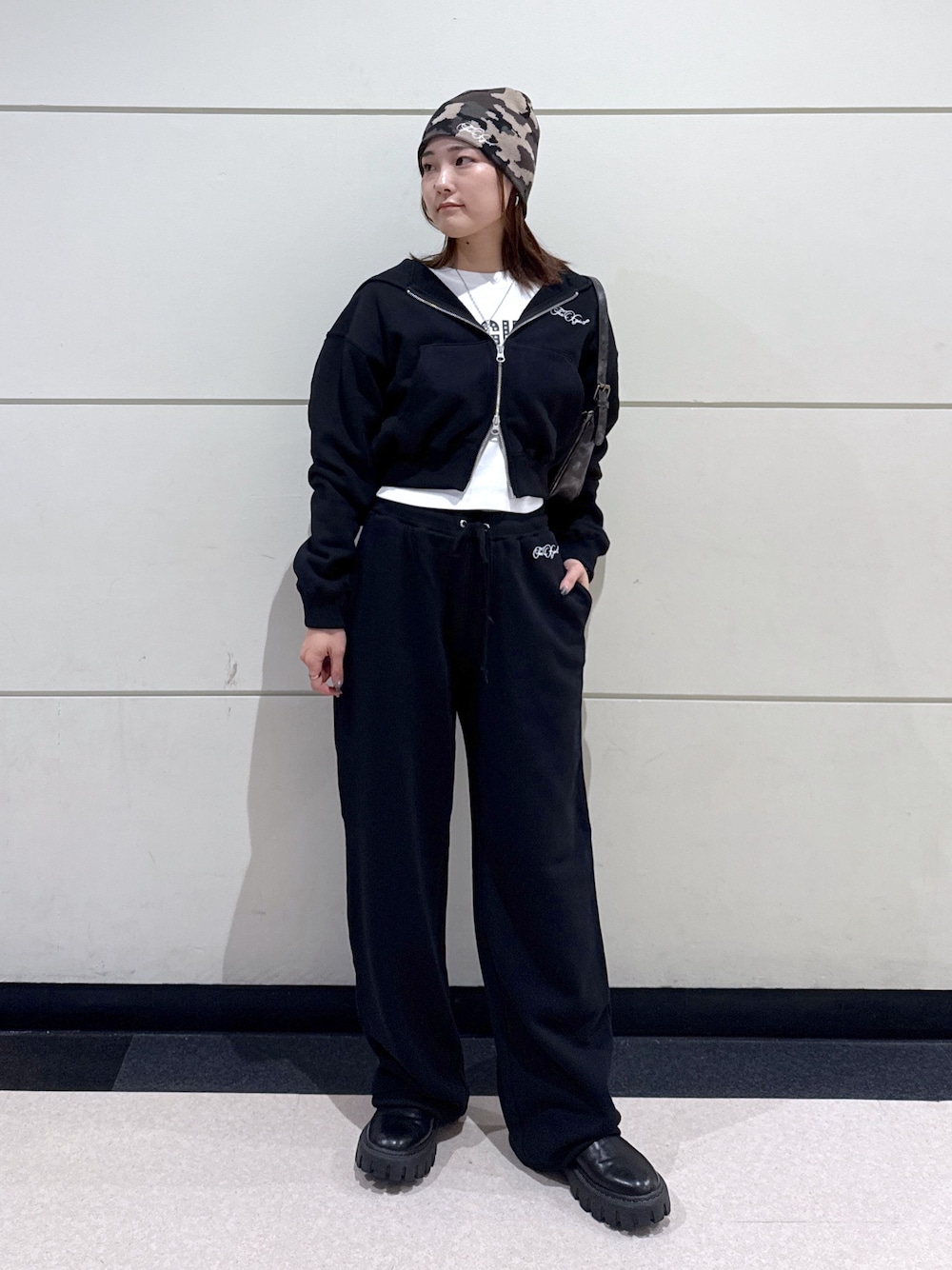 X-girl スウェットセットアップ 平成フラミンゴ NICO × Xgirl コラボ