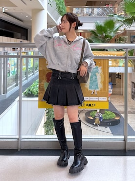 「ミニスカート」｜megumiさん（レディース・153cm・20代）の秋コーディネート