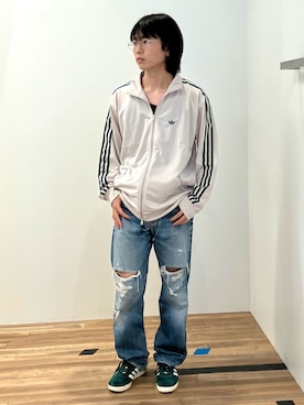 「ベッケンバウアー」｜「アイテム（ナイロンジャケット）」を使った、DSさん（メンズ・170cm）の秋コーディネート