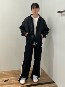 「アディダスオリジナルス」｜「アイテム（ダウンジャケット/コート）」を使った、DSさん（メンズ・170cm）の冬コーディネート