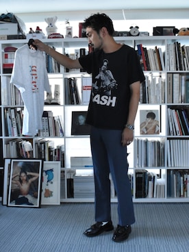 「MARTIN MARGIELA（マルタンマルジェラ）のアイテム」を使った、ハマノさん（メンズ・182cm）の夏コーディネート
