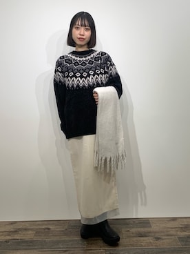 「RODE SKO」｜mikiさん（レディース・155cm）の冬コーディネート