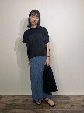 「RODE SKO」｜「アイテム（サンダル）」を使った、mikiさん（レディース・155cm）の夏コーディネート