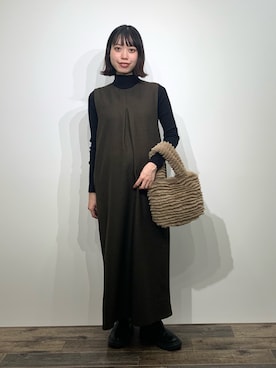 「RODE SKO」｜「アイテム（バッグ）」を使った、mikiさん（レディース・155cm）の秋コーディネート