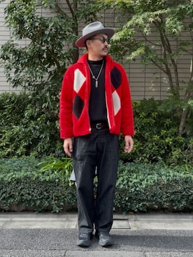 「アイテム（その他アウター）」を使った、8ight ㉝ on1さん（メンズ・187cm）の秋コーディネート