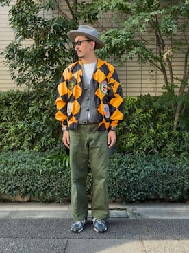 「アイテム（ジャケット/アウター）」を使った、8ight ㉝ on1さん（メンズ・187cm・40代）の秋コーディネート