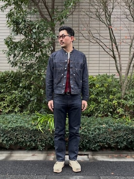 「アイテム（ベスト）」を使った、8ight ㉝ on1さん（メンズ・187cm・40代）の冬コーディネート