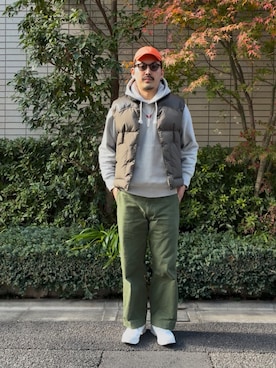 「アイテム（サングラス）」を使った、8ight ㉝ on1さん（メンズ・187cm）の秋コーディネート