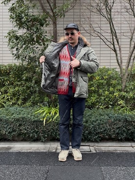 「WAIPER.inc（ワイパーインク）のアイテム」を使った、8ight ㉝ on1さん（メンズ・187cm）の春コーディネート