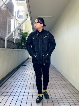 「ほめられ本命コーデ」｜「アイテム（ダウンジャケット/コート）」を使った、mrkwさん（メンズ・165cm）の冬コーディネート