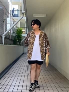 「DISCOVERED（ディスカバード）のアイテム（パンツ）」を使った、mrkwさん（メンズ・165cm）の秋コーディネート