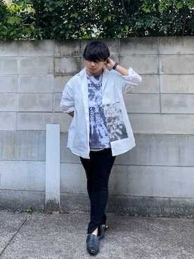 「COS（コス）のアイテム（シューズ）」を使った、mrkwさん（メンズ・165cm）の冬コーディネート