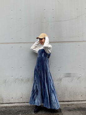 「Polo Ralph Lauren」｜「アイテム（ワンピース/ドレス）」を使った、神田愛結さん（レディース・155cm）の冬コーディネート