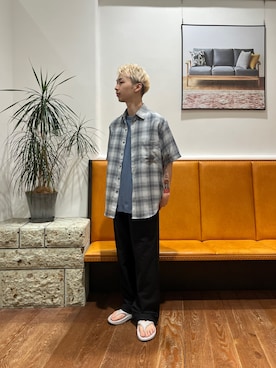 奥田 集さん(メンズ・170cm)の春コーディネート