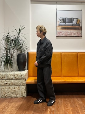 「Lee（リー）のアイテム」を使った、奥田　集さん（メンズ・170cm）の夏コーディネート