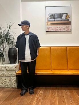 奥田　集さん（メンズ・170cm）の夏コーディネート