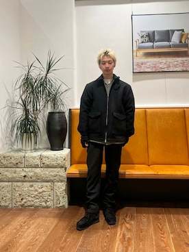 奥田　集さん（メンズ・170cm）の冬コーディネート