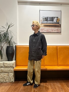 「アイテム（ジャケット/アウター）」を使った、奥田　集さん（メンズ・170cm・20代）の秋コーディネート