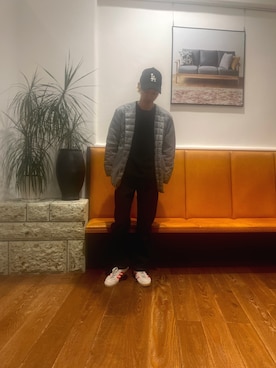 「アイテム（ダウンジャケット/コート）」を使った、奥田　集さん（メンズ・170cm・20代）の秋コーディネート