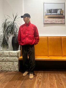 「アイテム（テーラードジャケット）」を使った、奥田　集さん（メンズ・170cm・20代）の冬コーディネート