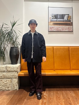 「イチ推しジャケットスタイル」｜「アイテム（その他アウター）」を使った、奥田　集さん（メンズ・170cm）の秋コーディネート