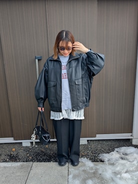 りやんさん（レディース・158cm）の冬コーディネート