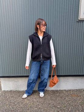「アイテム（ハンドバッグ）」を使った、りやんさん（レディース・158cm・30代）の秋コーディネート