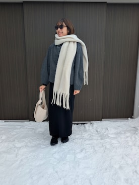 「シンプルコーデ」｜りやんさん（レディース・158cm・30代）の冬コーディネート