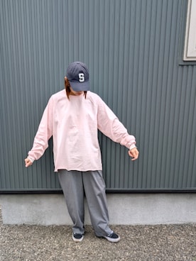 「VANS（バンズ）のアイテム」を使った、りやんさん（レディース・158cm）の春コーディネート