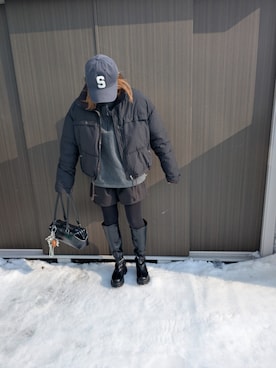 りやんさん（レディース・158cm）の冬コーディネート