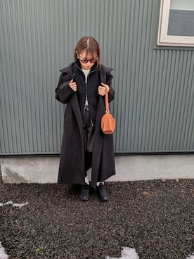 「アイテム（ハンドバッグ）」を使った、りやんさん（レディース・158cm・30代）の冬コーディネート