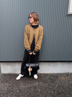 「アイテム（ワンピース/ドレス）」を使った、りやんさん（レディース・158cm・30代）の秋コーディネート