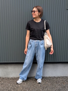 「アイテム（ショルダーバッグ）」を使った、りやんさん（レディース・158cm・30代）の夏コーディネート